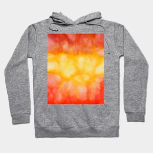 Hot summer watercolor artwork Hoodie